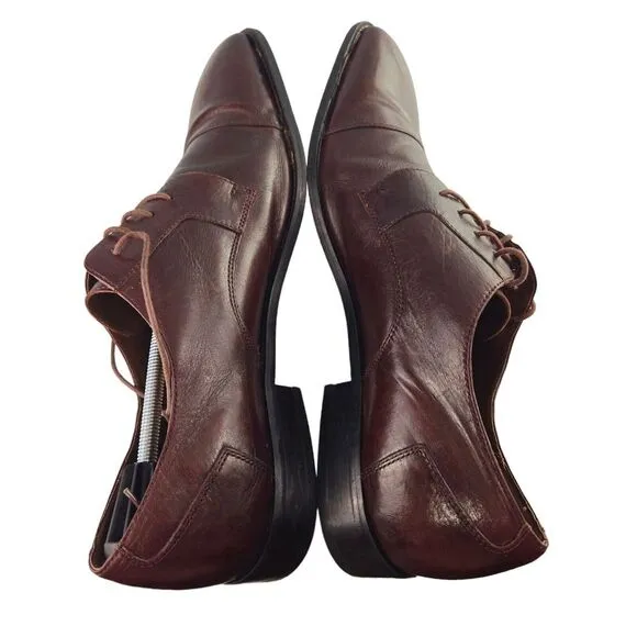 Fratelli Rossetti Mens 15 M Brown Lace Up Leather Oxford Dress Shoes 90010-05‎