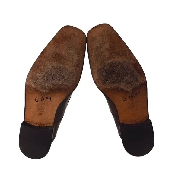 Fratelli Rossetti Mens 15 M Brown Lace Up Leather Oxford Dress Shoes 90010-05‎