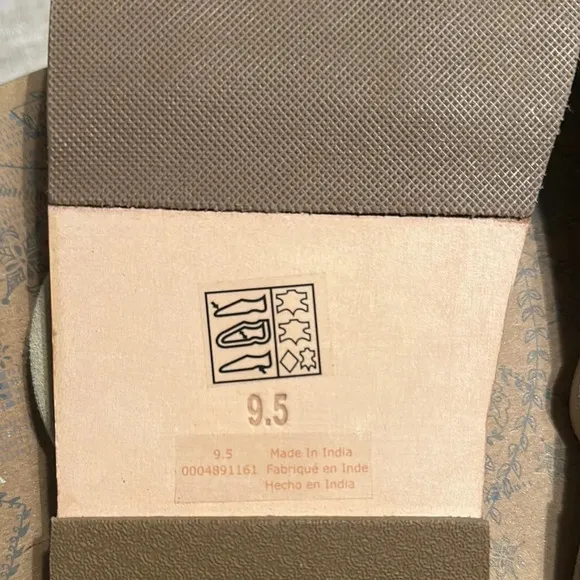 Free People ‘cafe’ beige Hadden Women's Sandals size 9.5 NIB