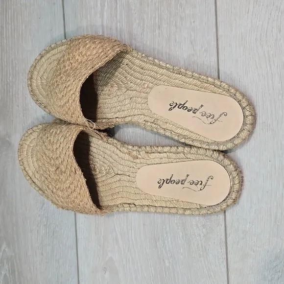 Free People Women Espadrille Sandals shoes sz 39/8-8.5