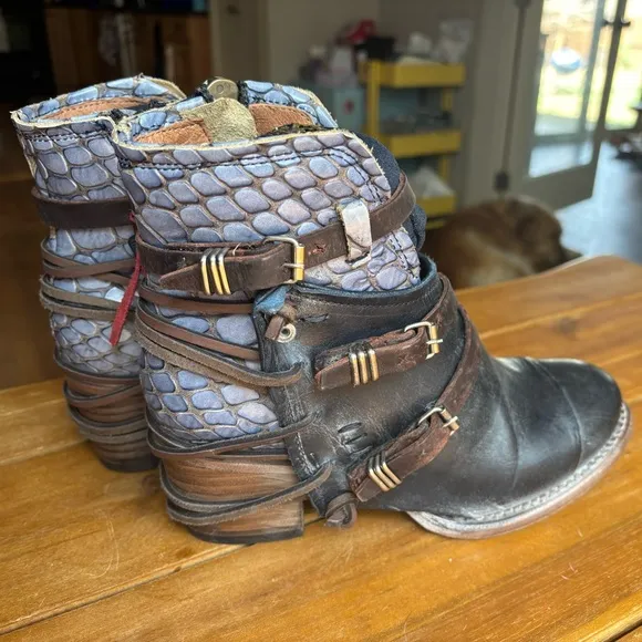 Freebird Crue Booties Women's Size 7