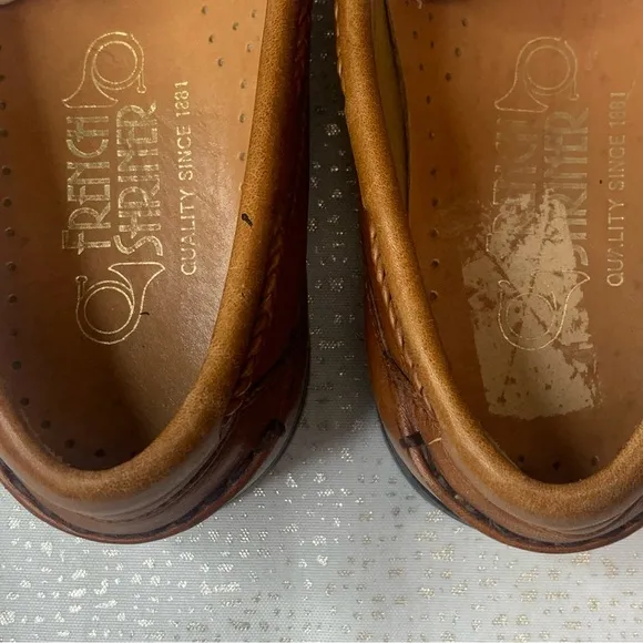 FRENCH SHRINER Men’s Shoes Richmond Loafers Genuine Leather with Tassel 10M