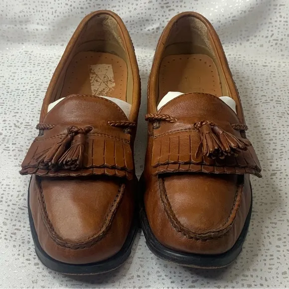FRENCH SHRINER Men’s Shoes Richmond Loafers Genuine Leather with Tassel 10M