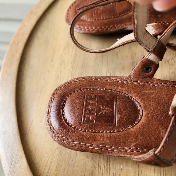 Frye Alessia leaf sling sandals
