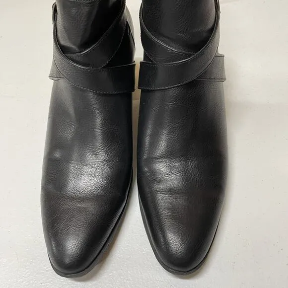 Frye &amp; Co. Women’s Ankle Boots Pembrooke Black Size 11M Back Zip Western Cowgirl