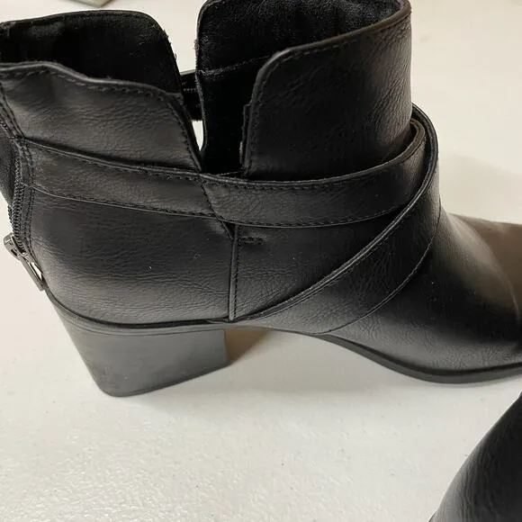 Frye &amp; Co. Women’s Ankle Boots Pembrooke Black Size 11M Back Zip Western Cowgirl