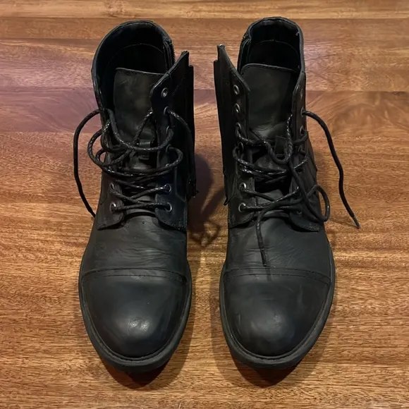 Frye Black Leather Men's Boots size 11