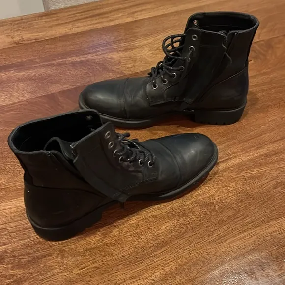Frye Black Leather Men's Boots size 11