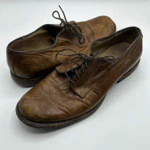 Frye Brown Leather Lace Up Dress Shoes Men's Size 9 1/2