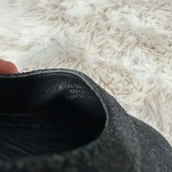 Frye Carson Black Woven Ballet Flats Slip On Shoes Size 8.5