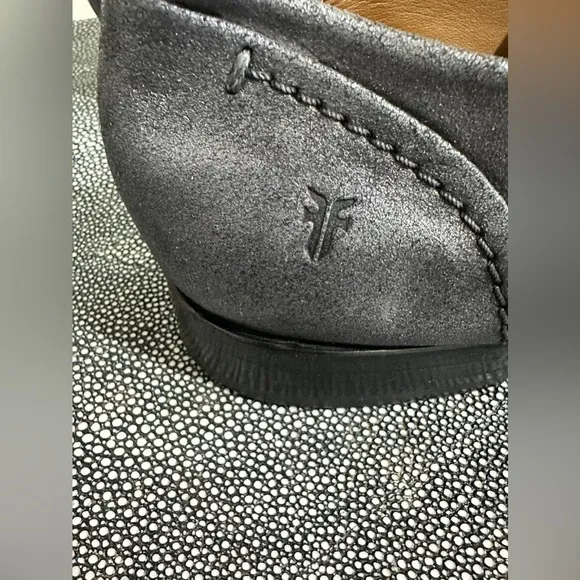 FRYE Men's Gray Leather Dress Shoes