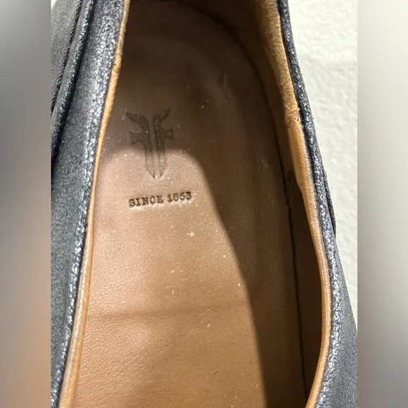 FRYE Men's Gray Leather Dress Shoes