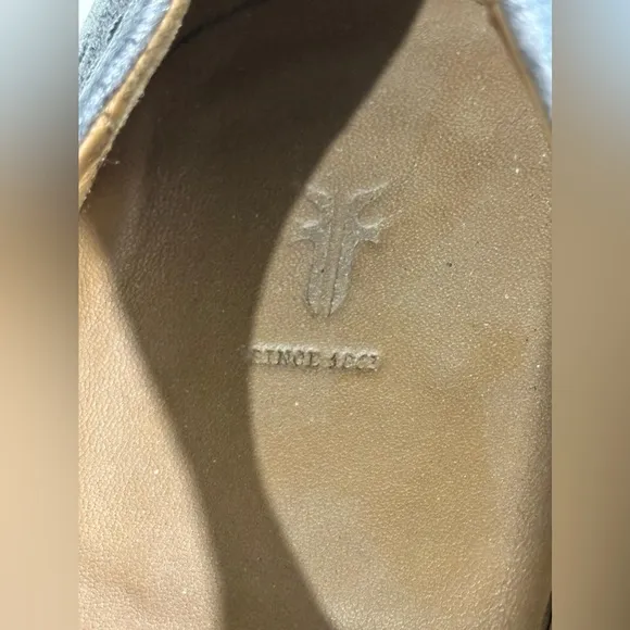 FRYE Men's Gray Leather Dress Shoes