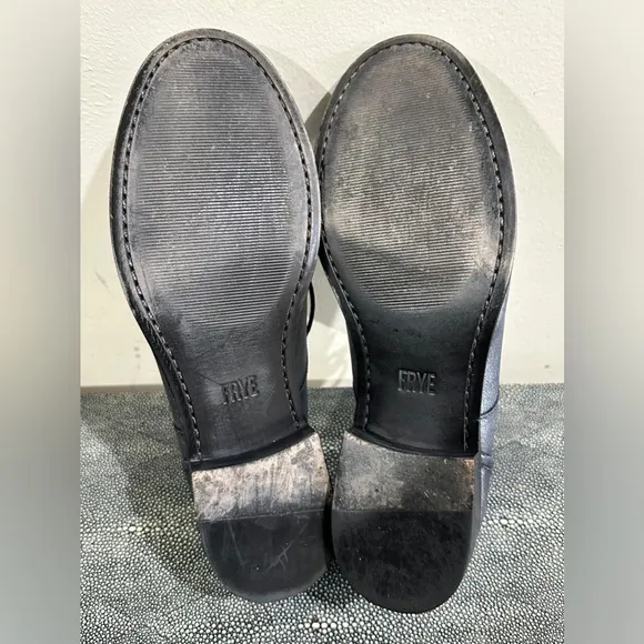 FRYE Men's Gray Leather Dress Shoes