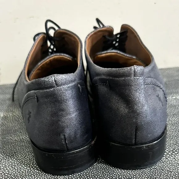 FRYE Men's Gray Leather Dress Shoes