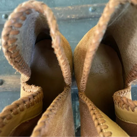 Frye Phoebe Braided Cut Out Booties 9
