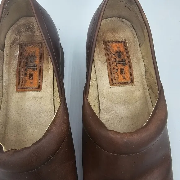 Frye Women's Clogs Shoes Brown Size 7.5