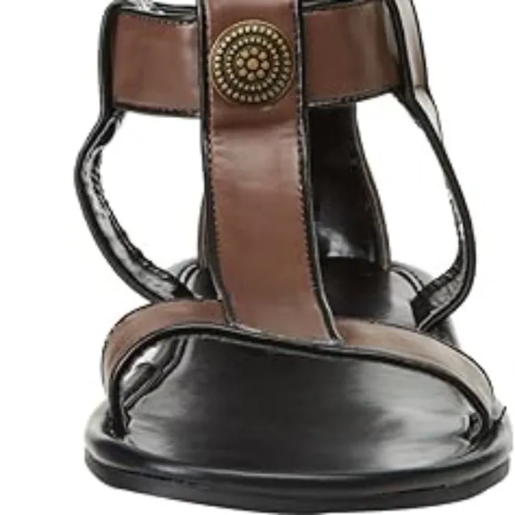 Funtasma by Pleaser Men's Roman Brown Costume Sandals NIB