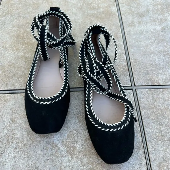 Furla suede flats shoes