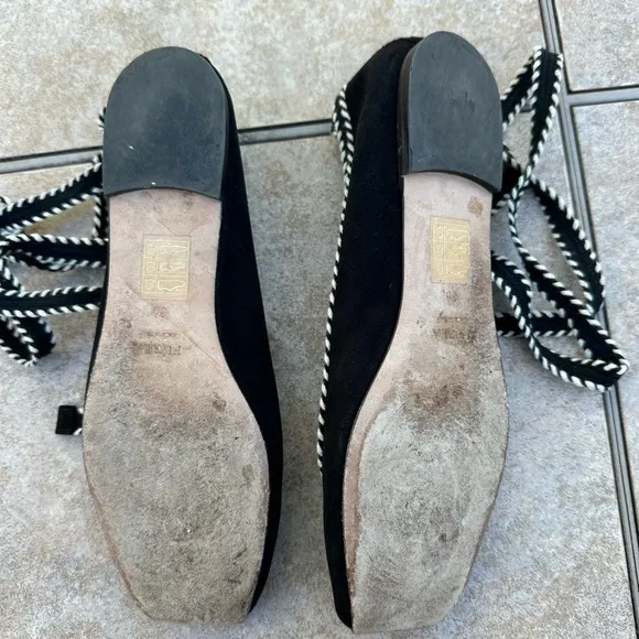 Furla suede flats shoes