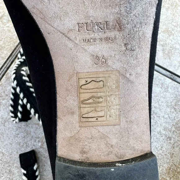 Furla suede flats shoes
