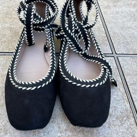 Furla suede flats shoes