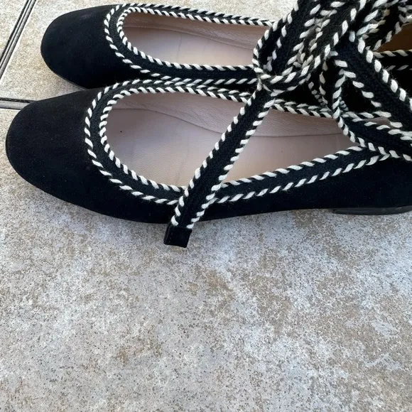 Furla suede flats shoes