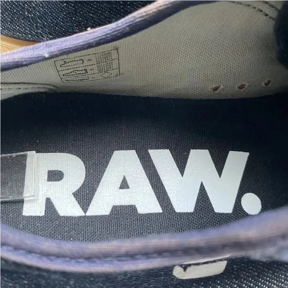 G-Star RAW Rovulc Denim Low Sneakers Unisex. Excellent Condition UK 40 US 7
