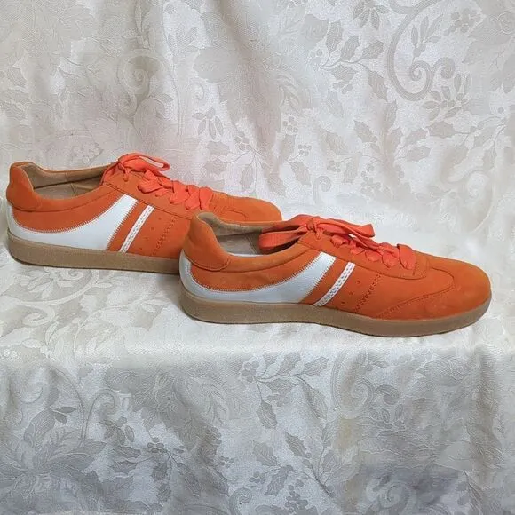 Gabor Ara Orange Soccer Sneakers