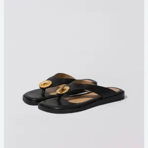 Genuine leather eye catching women sandals.