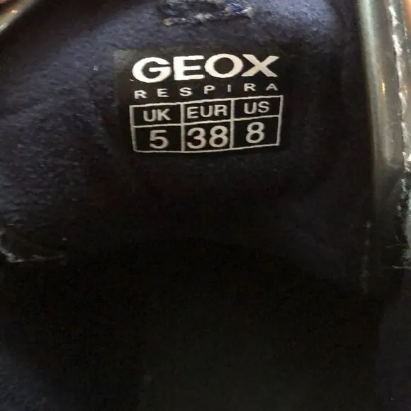 Geox green quilted new club sneakers sz 8