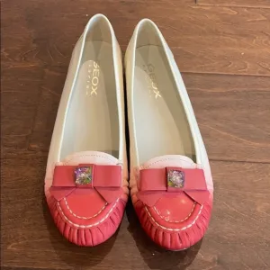 Geox  patent leather flats Sz 7.5