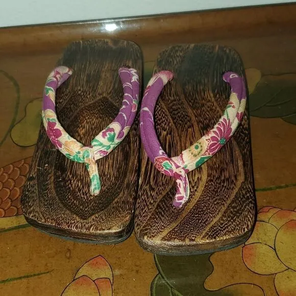 Geta Japanese Wooden Shoes Zori Sandals