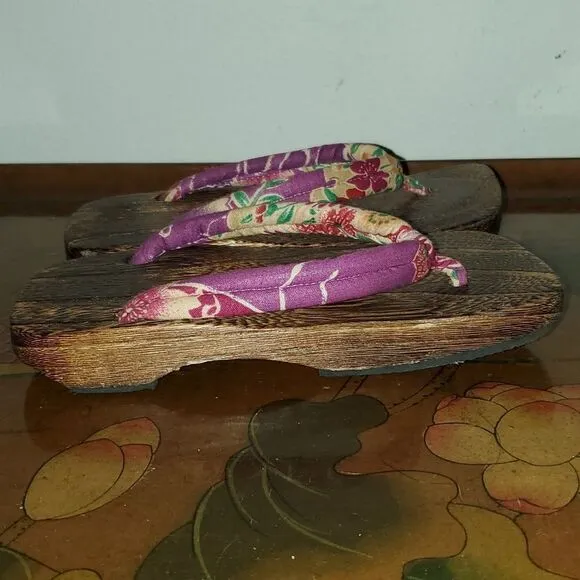 Geta Japanese Wooden Shoes Zori Sandals