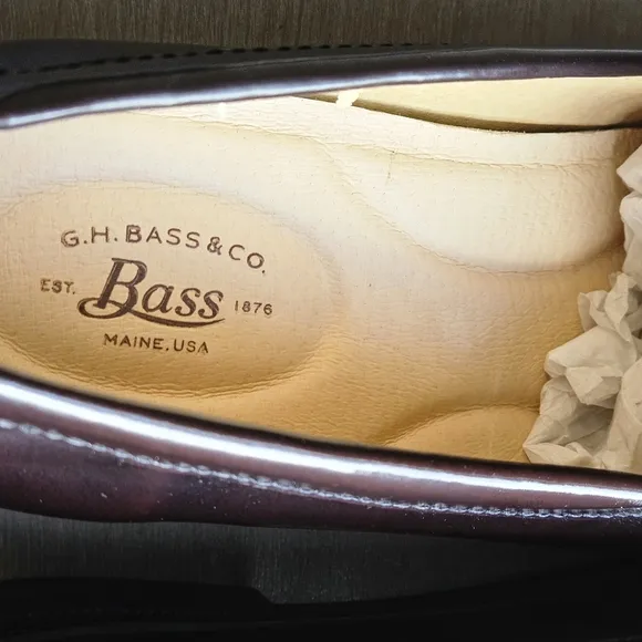 G.H. Bass &amp; Co. Men's Carmichael Cordovan Brown Loafers