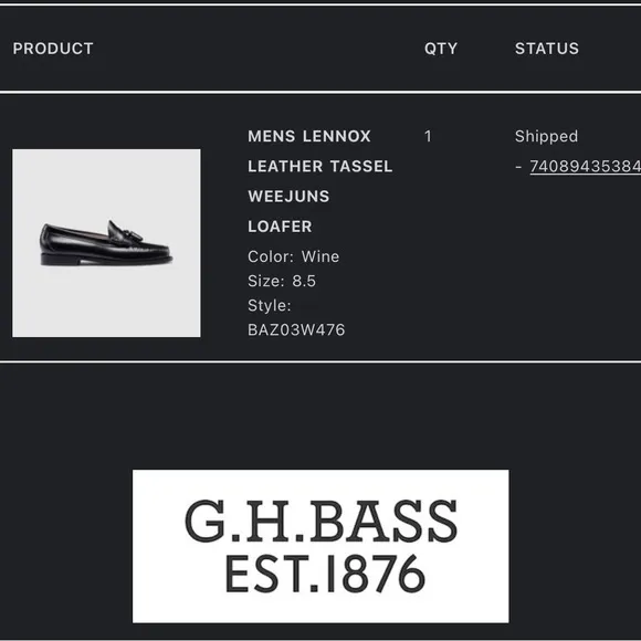 G.H. Bass &amp; Co. Men's Tassel Weejun Loafers in Wine