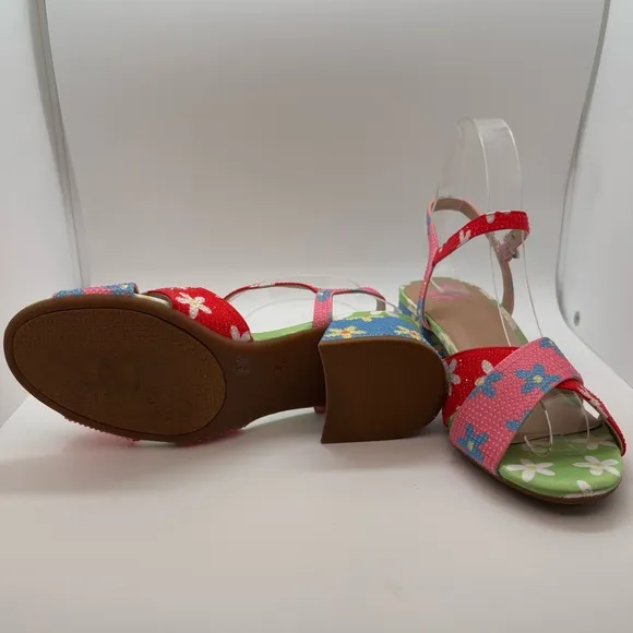 Gianni Bini Floral Girls Sandals with Heals