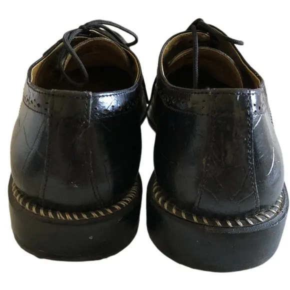 Giorgio Brutini Mens 210851 Caster Wing Tip Oxford Dress Shoes Black Size 10 M