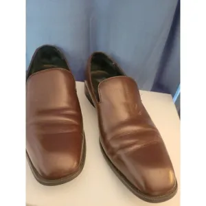 Giorgio Brutini Size 10M Mens Dress Shoes Size Brown Leather Loafer