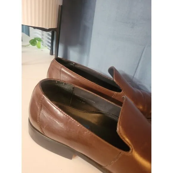 Giorgio Brutini Size 10M Mens Dress Shoes Size Brown Leather Loafer