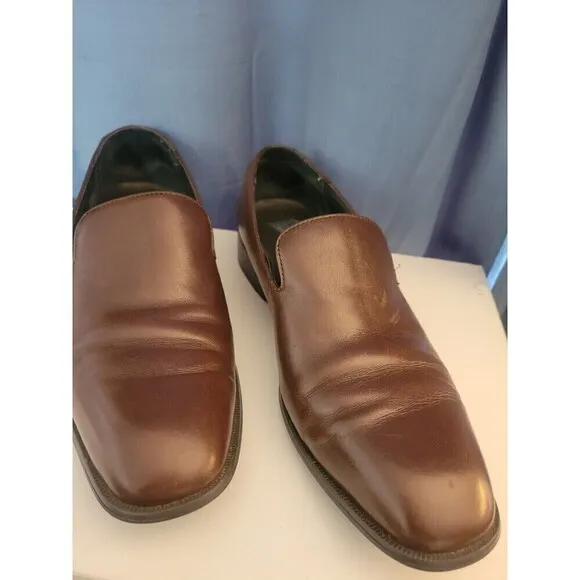 Giorgio Brutini Size 10M Mens Dress Shoes Size Brown Leather Loafer