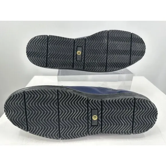 Giorgio's of Palm Beach Blue Crocodile 🐊 Trim And Blue Leather Size 12 USA