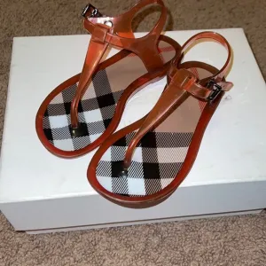 Girls Authentic Burberry Sandals