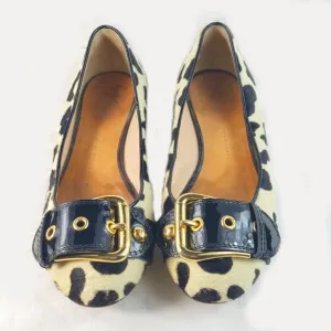 Giuseppe Zanotti Design Cow Hair Flats Slip on shoes size 6 B