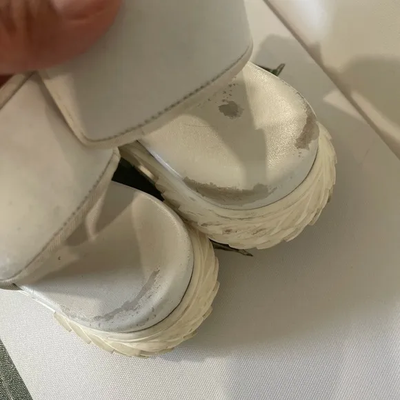 Giuseppe Zanotti White Canvas Blabber Sport Sandals 37