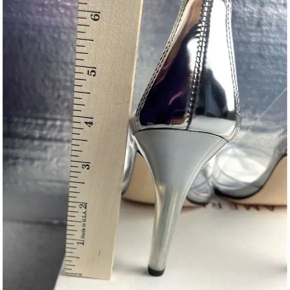 GOOD AMERICAN Heels CINDER-F*CKING-RELLA PUMP GLASS002
