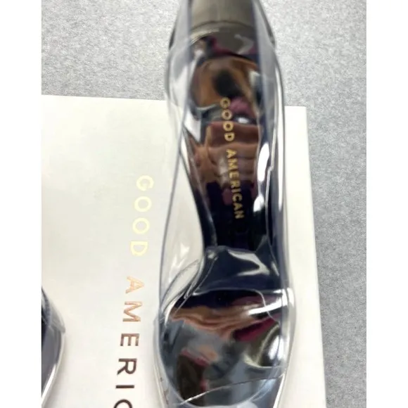 GOOD AMERICAN Heels CINDER-F*CKING-RELLA PUMP GLASS002