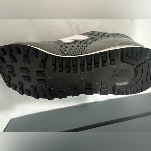 Gray New Balance shoes