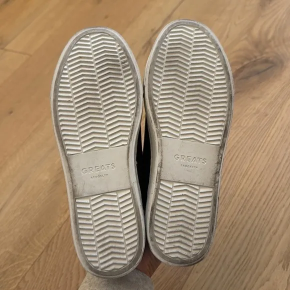 Greats Brooklyn Black Sneakers Size 6