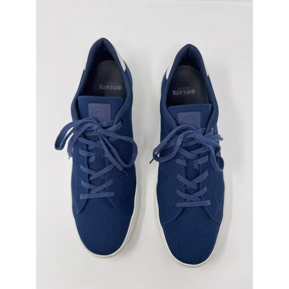 GREATS The Royale Knit 2.0 Men Shoes Blue Athletic Running Sneakers Casual US 13